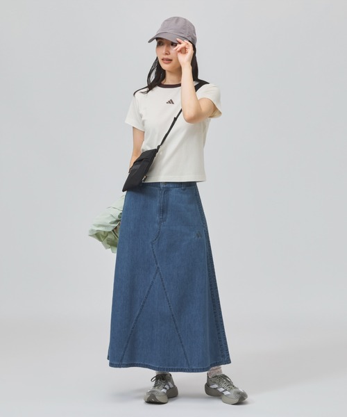 adidas（アディダス）の「【別注】アディダス adidas W COOL DENIM スカート AP 限定コラボ（デニムスカート・レディース・サックスブルー/ダークブルー・S/M/L/XL）」の14枚目の写真