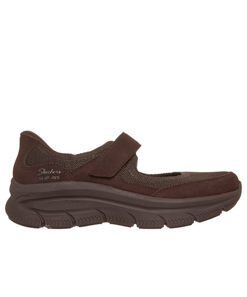SKECHERS(スケッチャーズ)の「ハンズフリー スリップインズ アーチフィット MCディラックス ドリームオブミー(スリッポン・レディース・チョコ/ブラック・23cm/23.5cm/24cm/24.5cm)」の11枚目の写真