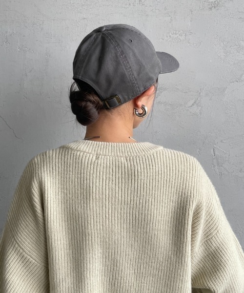 AMERICANA（アメリカーナ）の「[Americana/アメリカーナ] AMRCN 47クリーンナップロゴ刺繍キャップ（キャップ・レディース・チャコールグレー/ネイビー/ブラック・ONE SIZE）」の19枚目の写真