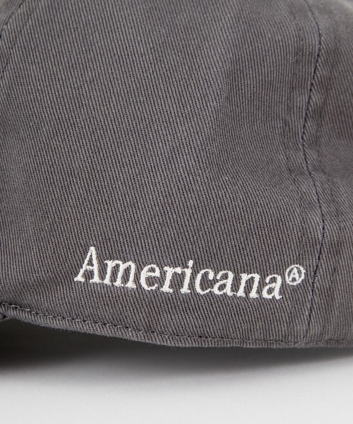 AMERICANA（アメリカーナ）の「[Americana/アメリカーナ] AMRCN 47クリーンナップロゴ刺繍キャップ（キャップ・レディース・チャコールグレー/ネイビー/ブラック・ONE SIZE）」の5枚目の写真