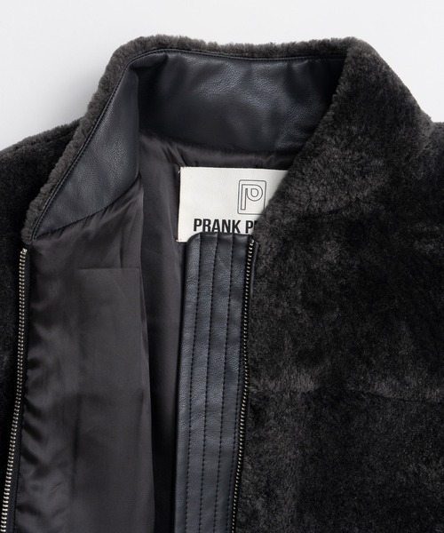 PRANK PROJECT（プランクプロジェクト）の「【2026Autumn Pre-Order】ショートヘアブルゾン / Short Hair Blouson（ブルゾン・レディース・チャコールグレー/ボルドー/クリーム・FREE）」の21枚目の写真