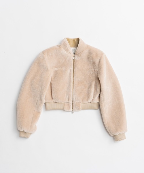 PRANK PROJECT（プランクプロジェクト）の「【2026Autumn Pre-Order】ショートヘアブルゾン / Short Hair Blouson（ブルゾン・レディース・チャコールグレー/ボルドー/クリーム・FREE）」の17枚目の写真