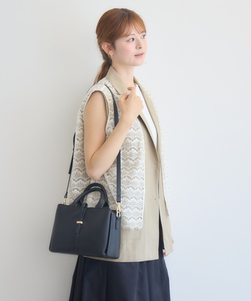 KATHARINE ROSS（キャサリンロス）の「立体フロッキーレオパード 2WAY ハンドバッグ WEB限定（ハンドバッグ・レディース・チャコールグレー/ブラウン/ブラック・FREE）」の6枚目の写真