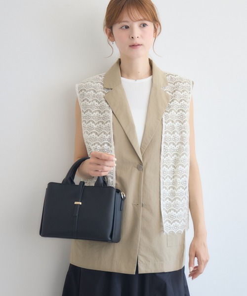 KATHARINE ROSS（キャサリンロス）の「立体フロッキーレオパード 2WAY ハンドバッグ WEB限定（ハンドバッグ・レディース・チャコールグレー/ブラウン/ブラック・FREE）」の11枚目の写真