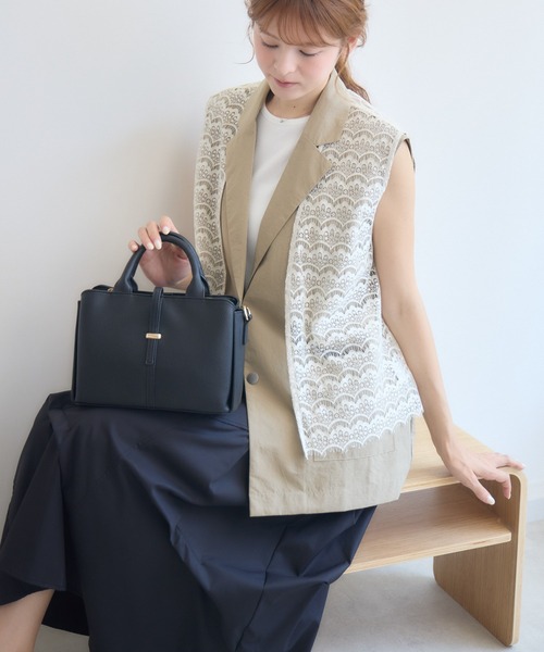 KATHARINE ROSS（キャサリンロス）の「立体フロッキーレオパード 2WAY ハンドバッグ WEB限定（ハンドバッグ・レディース・チャコールグレー/ブラウン/ブラック・FREE）」の12枚目の写真
