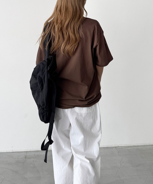 CANAL JEAN(キャナルジーン)の「Lakey Park HIMAWARI Tシャツ(Tシャツ/カットソー・レディース・ブラウン・ONE SIZE)」の3枚目の写真