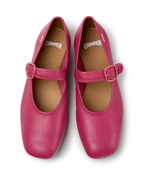 CAMPER（カンペール）の「[カンペール] CASI MYRA / フラットシューズ（パンプス・レディース・ピンク・25.0cm/22.5cm/24.0cm/23.5cm/23.0cm）」の4枚目の写真