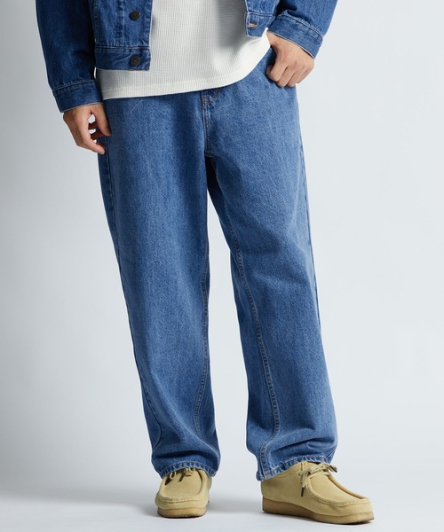 LANVIN en Bleu（ランバンオンブルー）の「セットアップ対応 5ポケット ストレート デニムパンツ（デニムパンツ・メンズ・インディゴブルー・46/48/50/52）」の3枚目の写真