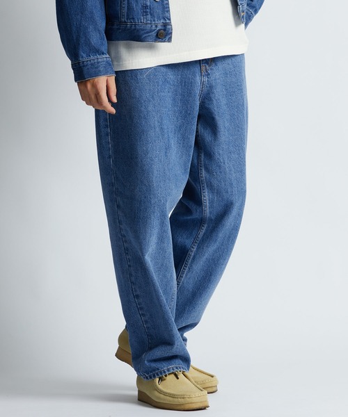 LANVIN en Bleu（ランバンオンブルー）の「セットアップ対応 5ポケット ストレート デニムパンツ（デニムパンツ・メンズ・インディゴブルー・46/48/50/52）」の4枚目の写真