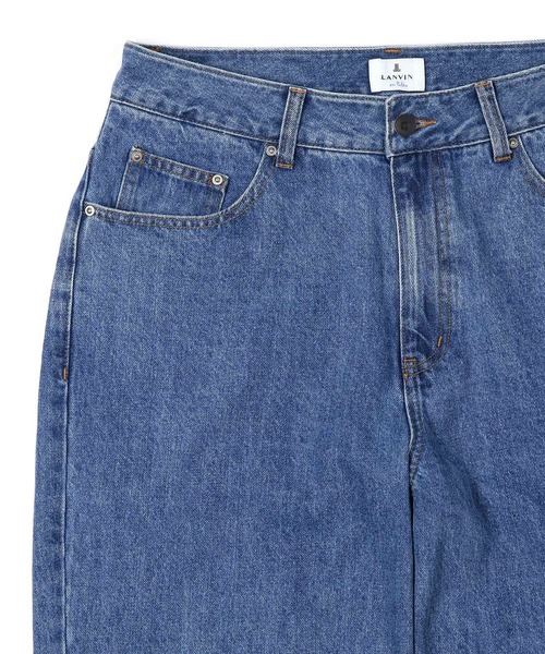 LANVIN en Bleu（ランバンオンブルー）の「セットアップ対応 5ポケット ストレート デニムパンツ（デニムパンツ・メンズ・インディゴブルー・46/48/50/52）」の7枚目の写真