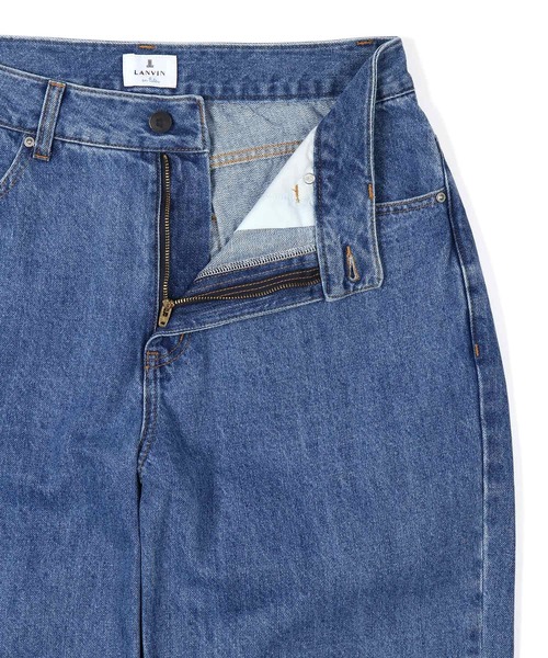 LANVIN en Bleu（ランバンオンブルー）の「セットアップ対応 5ポケット ストレート デニムパンツ（デニムパンツ・メンズ・インディゴブルー・46/48/50/52）」の8枚目の写真