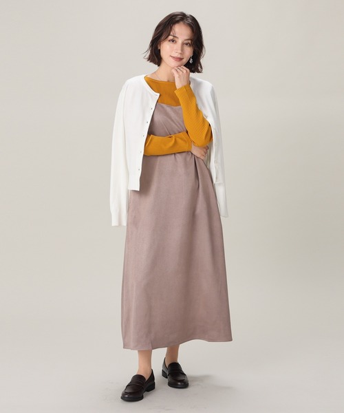 GLACIER lusso(グラシアルッソ)の「ボートネックトップス(Tシャツ/カットソー・レディース・ワインレッド/アイボリー/グリーン/ブラック/マスタード・L/M/LL)」の18枚目の写真