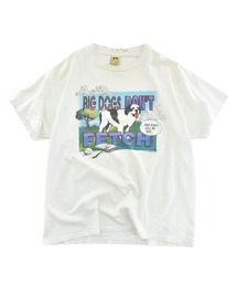 【USED】90's BIG DOGS “DON'T FETCH” Tシャツ USA製