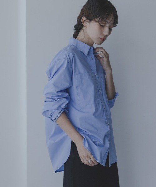 URBAN RESEARCH Sonny Label(アーバンリサーチサニーレーベル)の「エンブロイダリーアソートストライプシャツ(シャツ/ブラウス・レディース・その他1/その他2/ブルー・FREE)」の10枚目の写真