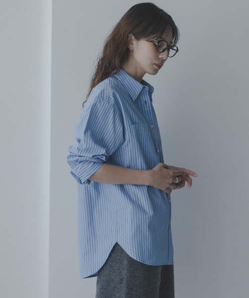 URBAN RESEARCH Sonny Label(アーバンリサーチサニーレーベル)の「エンブロイダリーアソートストライプシャツ(シャツ/ブラウス・レディース・その他1/その他2/ブルー・FREE)」の12枚目の写真