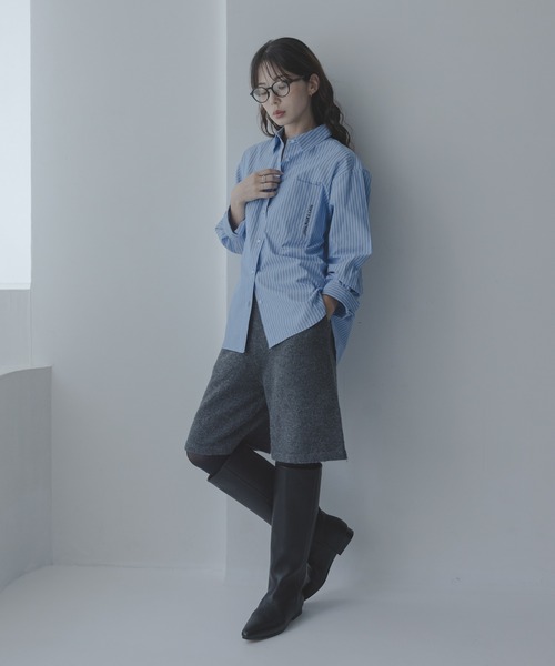 URBAN RESEARCH Sonny Label(アーバンリサーチサニーレーベル)の「エンブロイダリーアソートストライプシャツ(シャツ/ブラウス・レディース・その他1/その他2/ブルー・FREE)」の15枚目の写真