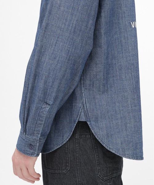 AVIREX(アヴィレックス)の「《NAVAL COLLECTION》CHAMBRAY NAVY TOUR LONG SLEEVE SHIRT / シャンブレー ツアー 長袖シャツ / AVIREX /アヴィレックス(シャツ/ブラウス・メンズ・インディゴブルー/ライトインディゴブルー・X-LARGE/LARGE/MEDIUM/XX-LARGE)」の14枚目の写真