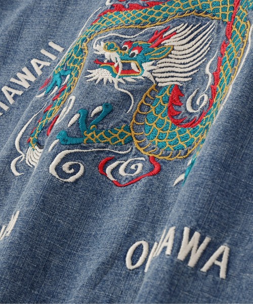 AVIREX(アヴィレックス)の「《NAVAL COLLECTION》CHAMBRAY NAVY TOUR LONG SLEEVE SHIRT / シャンブレー ツアー 長袖シャツ / AVIREX /アヴィレックス(シャツ/ブラウス・メンズ・インディゴブルー/ライトインディゴブルー・X-LARGE/LARGE/MEDIUM/XX-LARGE)」の18枚目の写真