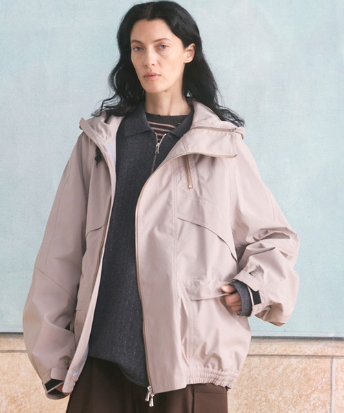 UNISEX》Three-Layer Asymmetrical Front Zip Prime-Over Mountain