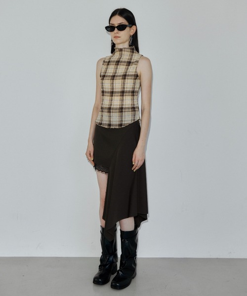 JOSE MOON(ジョゼムーン)の「SHEER PLEATED BLOUSE(シャツ/ブラウス・レディース・ボルドー/ブラウン/レッド・FREE)」の22枚目の写真