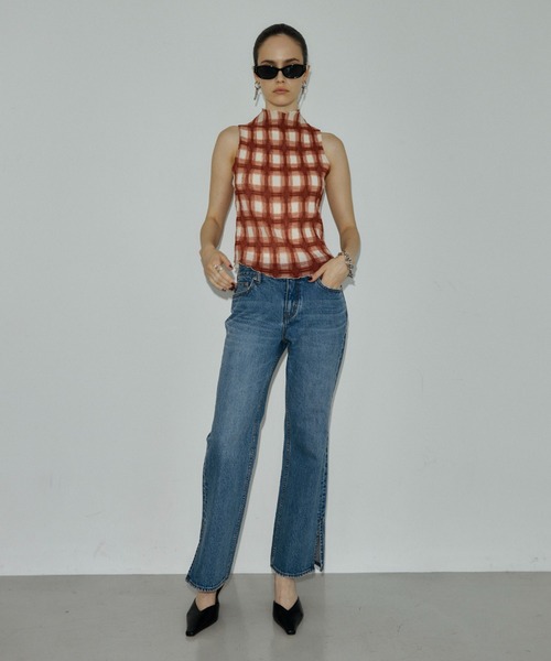 JOSE MOON(ジョゼムーン)の「SHEER PLEATED BLOUSE(シャツ/ブラウス・レディース・ボルドー/ブラウン/レッド・FREE)」の17枚目の写真