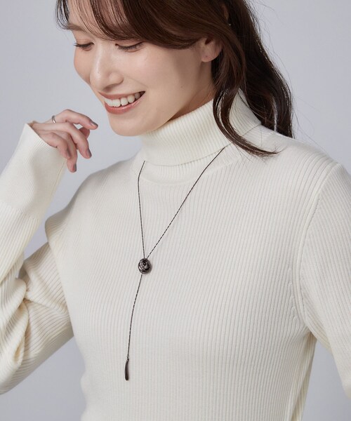 SHOO・LA・RUE（シューラルー）の「【2WAY】ミニリングネックレス（ネックレス・レディース・ピンクゴールド/シルバー/ゴールド/ブラック/ダークブラウン・00）」の11枚目の写真