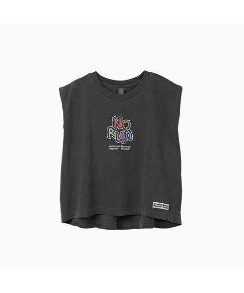 MENASOO(ミナス)の「MNS x American apparel No Run Sleeveless (over-fit)_Charcoal(Tシャツ/カットソー・レディース・チャコール・MEDIUM/SMALL)」の1枚目の写真