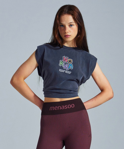 MENASOO(ミナス)の「MNS x American apparel No Run Sleeveless (over-fit)_Charcoal(Tシャツ/カットソー・レディース・チャコール・MEDIUM/SMALL)」の9枚目の写真
