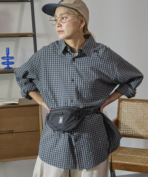 COBMASTER(コブマスター)の「Cobmaster/コブマスター 別注BLOOM WAIST BAG(ボディバッグ/ウエストポーチ・レディース・グレー/ブラック/ホワイト・ONE SIZE)」の4枚目の写真