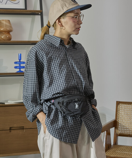 COBMASTER(コブマスター)の「Cobmaster/コブマスター 別注BLOOM WAIST BAG(ボディバッグ/ウエストポーチ・レディース・グレー/ブラック/ホワイト・ONE SIZE)」の5枚目の写真