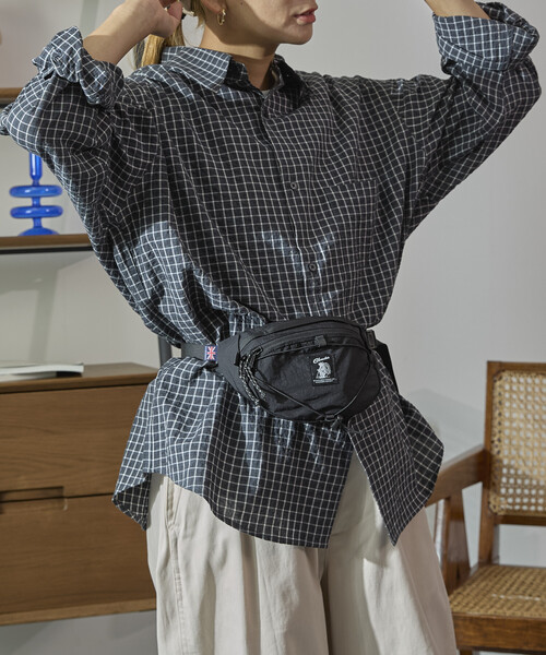 COBMASTER(コブマスター)の「Cobmaster/コブマスター 別注BLOOM WAIST BAG(ボディバッグ/ウエストポーチ・レディース・グレー/ブラック/ホワイト・ONE SIZE)」の17枚目の写真