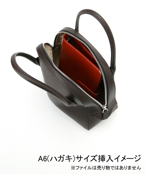 plage(プラージュ)の「《追加》MAISON CANAU / メゾン カナウ ROUND BOSTON Sバッグ 3(ハンドバッグ・レディース・ブラウン系その他/グレー・FREE)」の14枚目の写真