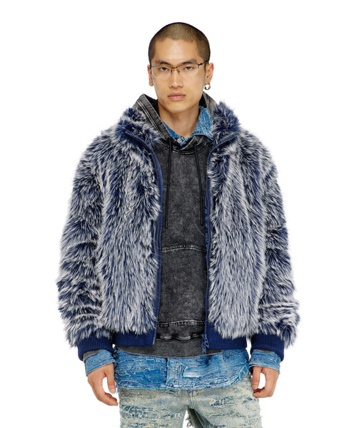 DIESEL(ディーゼル)の「メンズ ジップアップジャケット W-VICTOR(ブルゾン・メンズ・ネイビー・46/44/48/50)」の1枚目の写真