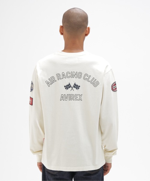 AVIREX（アヴィレックス）の「《A.A.R.C》FADED EMB. L/S T-SHIRT / フェード 長袖Tシャツ / AVIREX / アヴィレックス（Tシャツ/カットソー・メンズ・オフホワイト/チャコール・XX-LARGE/X-LARGE/MEDIUM/LARGE）」の18枚目の写真