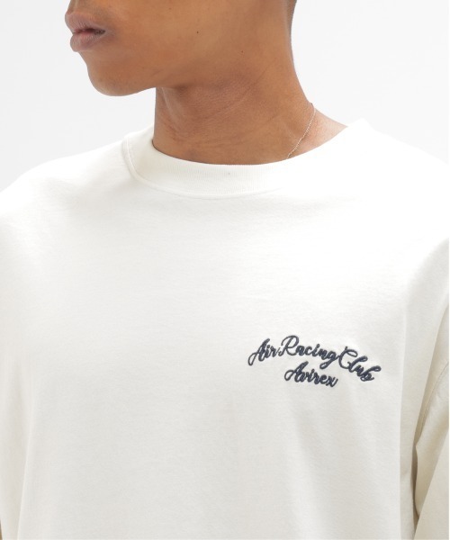 AVIREX（アヴィレックス）の「《A.A.R.C》FADED EMB. L/S T-SHIRT / フェード 長袖Tシャツ / AVIREX / アヴィレックス（Tシャツ/カットソー・メンズ・オフホワイト/チャコール・XX-LARGE/X-LARGE/MEDIUM/LARGE）」の20枚目の写真