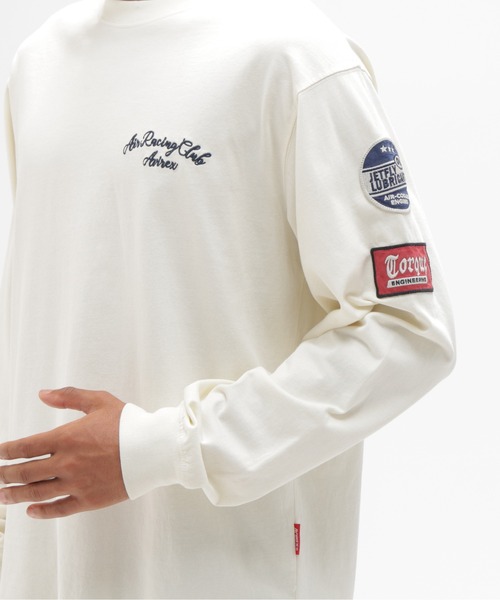 AVIREX（アヴィレックス）の「《A.A.R.C》FADED EMB. L/S T-SHIRT / フェード 長袖Tシャツ / AVIREX / アヴィレックス（Tシャツ/カットソー・メンズ・オフホワイト/チャコール・XX-LARGE/X-LARGE/MEDIUM/LARGE）」の21枚目の写真