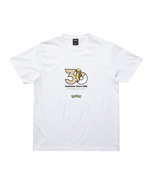 ZOZOSPOT(ゾゾスポット)の「Pokemon 30th Anniversary 1025 T-shirt 「デカグース」(Tシャツ/カットソー・レディース・ホワイト・SMALL/MEDIUM/LARGE/X-LARGE/XX-LARGE/XXX-LARGE/100cm/110cm/120cm/130cm/140cm/150cm/160cm)」の1枚目の写真
