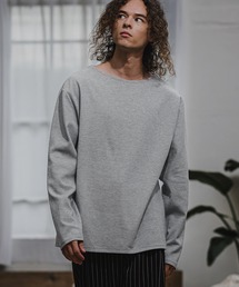 mlt5834- Karze Span Narrow Boat Neck Tee カルゼボートネックカットソー(A77926cmb)