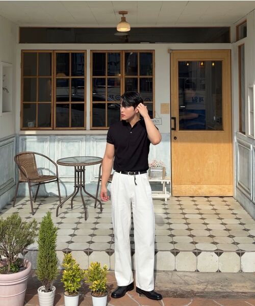 AFRESH（アフレッシュ）の「バーティカルヘンリーネックマッスルフィットショートスリーブ_3color（Tシャツ/カットソー・メンズ・ブラウン/ブラック/チャコール・LARGE/MEDIUM/X-LARGE/XX-LARGE）」の17枚目の写真