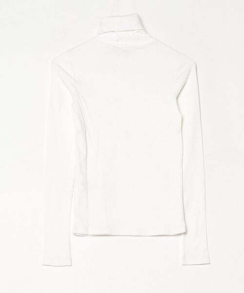 POLO RALPH LAUREN(ポロ ラルフ ローレン)の「ストレッチコットン リブ タートルネック(Tシャツ/カットソー・レディース・ホワイト・XS/M/S)」の4枚目の写真
