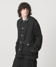 ＜Pheeta＞Daniel カバーオール BLACK ‐UNISEX‐ / 016CMen-JK1D