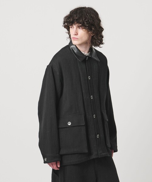 Pheeta（フィータ）の「＜Pheeta＞Daniel カバーオール BLACK ‐UNISEX‐ / 016CMen-JK1D（カバーオール・メンズ・ブラック・1/2）」の2枚目の写真