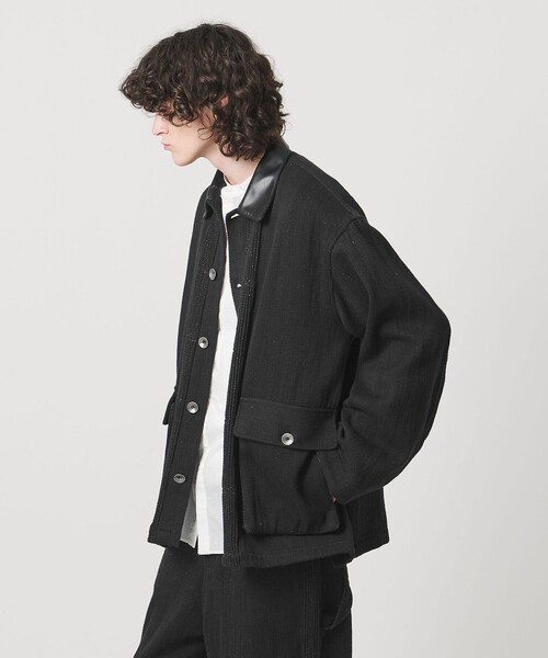Pheeta（フィータ）の「＜Pheeta＞Daniel カバーオール BLACK ‐UNISEX‐ / 016CMen-JK1D（カバーオール・メンズ・ブラック・1/2）」の3枚目の写真
