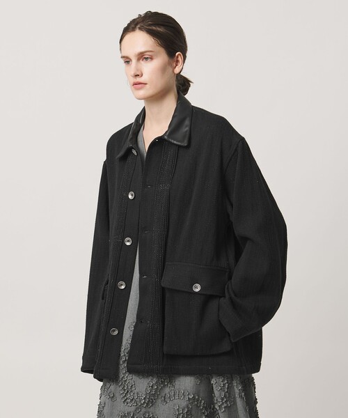 Pheeta（フィータ）の「＜Pheeta＞Daniel カバーオール BLACK ‐UNISEX‐ / 016CMen-JK1D（カバーオール・メンズ・ブラック・1/2）」の5枚目の写真