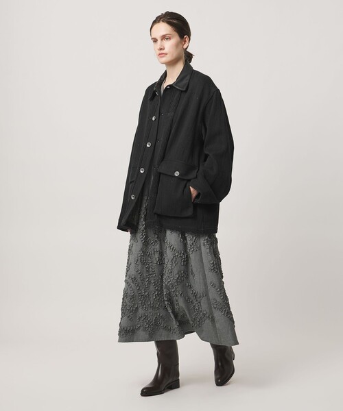 Pheeta（フィータ）の「＜Pheeta＞Daniel カバーオール BLACK ‐UNISEX‐ / 016CMen-JK1D（カバーオール・メンズ・ブラック・1/2）」の6枚目の写真