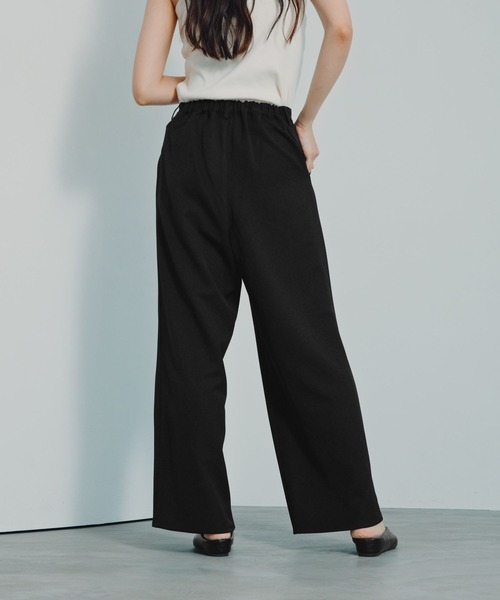 LEPSIM(レプシィム)の「ワイドストレートパンツ 1047007(その他パンツ・レディース・ブラック/チャコールグレー/ブラウン系その他・FREE)」の6枚目の写真