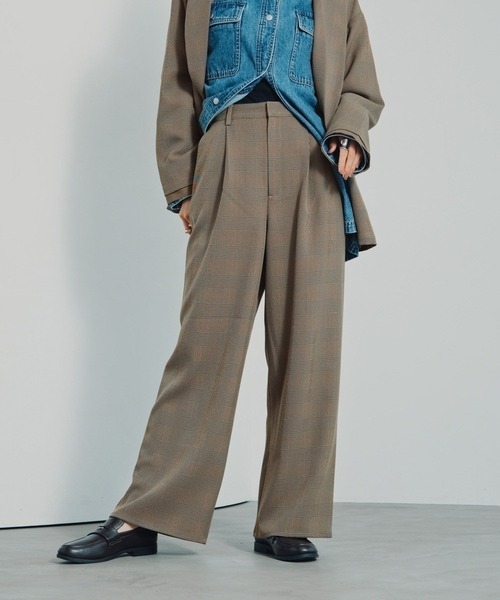 LEPSIM(レプシィム)の「ワイドストレートパンツ 1047007(その他パンツ・レディース・ブラック/チャコールグレー/ブラウン系その他・FREE)」の16枚目の写真