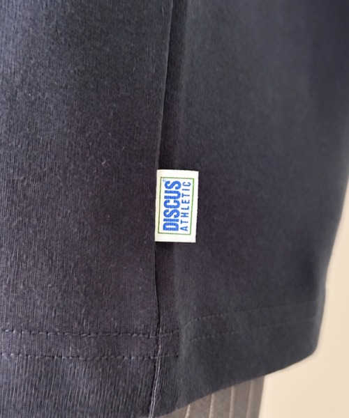 DISCUS ATHLETIC(ディスカス アスレチック)の「DISCUS ATHLETIC(ディスカス アスレチック)/クルーネック ロンT カットソー USAコットン(Tシャツ/カットソー・レディース・ホワイト/ブラック/ダークグリーン/グレイッシュベージュ/ネイビー・XL/M/L)」の20枚目の写真