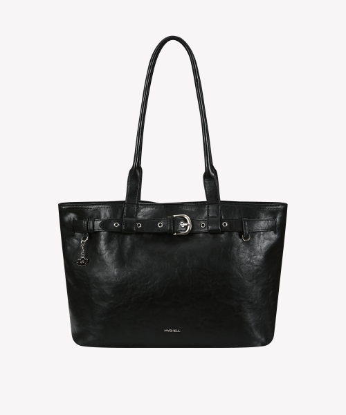 MYSHELL（マイシェル）の「[キーリングSET2]ストラップ ショッパーバッグ_35022SH(2color)（ショルダーバッグ・レディース・ダークブラウン/ブラック・FREE）」の5枚目の写真