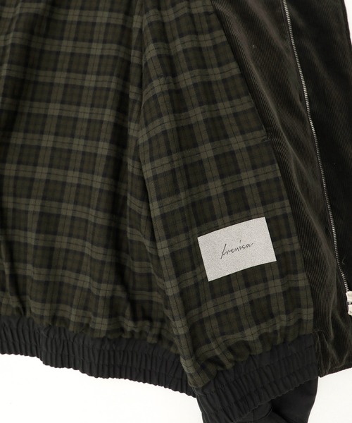 IRENISA(イレニサ)の「【irenisa/イレニサ】別注STAND COLLAR ZIP BLOUSON(ブルゾン・メンズ・ベージュ/ダークグレー・3/2)」の9枚目の写真